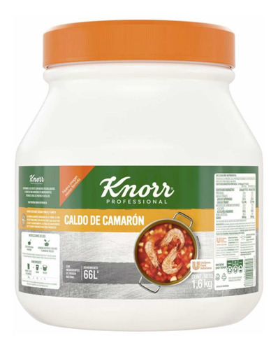 Caldo De Camaron Knorr En Polvo  Sazonador Tarro