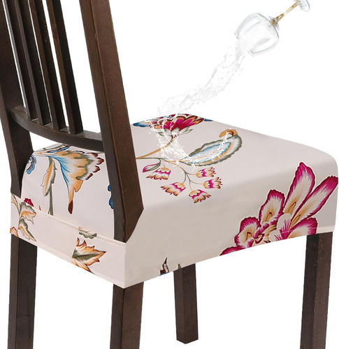 Juego De 6 Fundas Elásticas Para Silla De Comedor Repelente