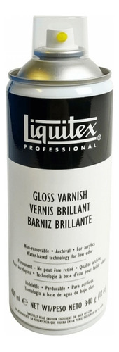Verniz Spray Profissional Brilhante 400ml Liquitex