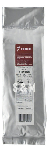 Cacao En Polvo Natural Amargo Fenix 1kg. 54/1 16%