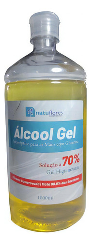 Álcool Gel 70% Glicerina Higienizador Mãos Hidratante Antias