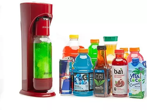 maquina para hacer bebidas con gas y gaseosa como sodastream en casa marca  drinkmate