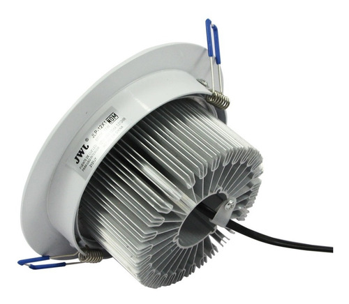 Lampara De Led Empotrable Dirigible 12w Aro Blanco 24 Pz Jwj Aro Blanco Luz Blanca