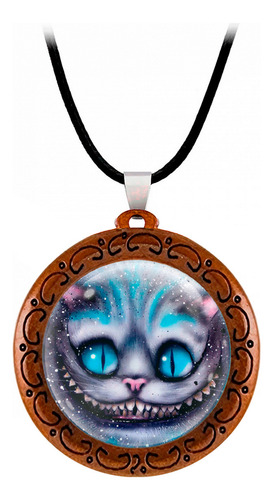 Collar Alicia En El Pais De Las Maravillas Gato + Estuche