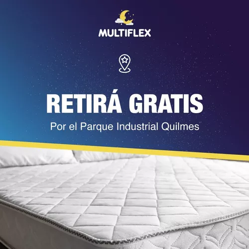 Colchón Multiflex Caribe Luxe Pillow 80x200