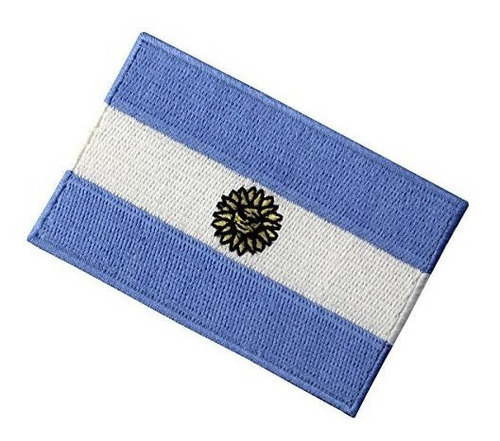 Parche Bordado Bandera Argentina.