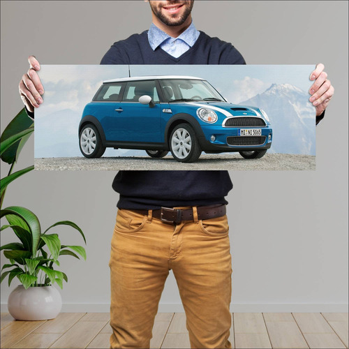 Cuadro 30x80cm Auto 2006 Mini Cooper S Auto 19