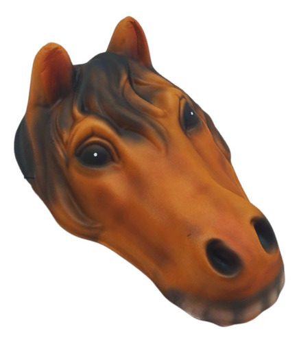 Visera Unitalla Caballo Café Foami Disfraz Gorra Foamy
