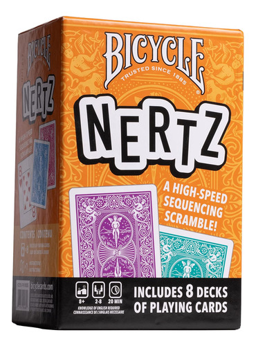 Juego De Cartas Bicycle Nertz, Solitario Multijugador (u...