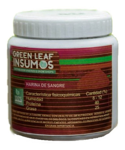 Imagen 1 de 5 de Fertilizante Abono Green Leaf Harina De Sangre Organico