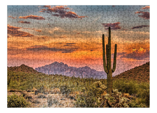 Rompecabezas Mypuzzle Sunset In The Sonoran Desert 500 Pieza
