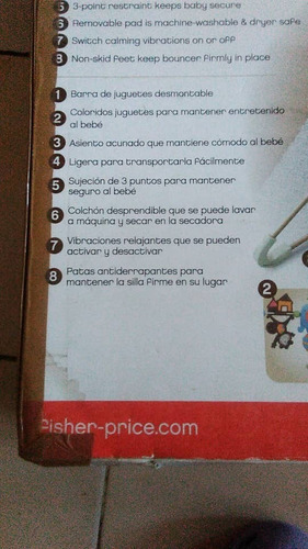 Imagen 6 de 7 de Silla Vibratoria Fisher Price