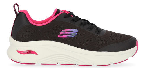 Zapatilla Skechers 149687 Arch Fit Dlux Cozy Path Black/pink