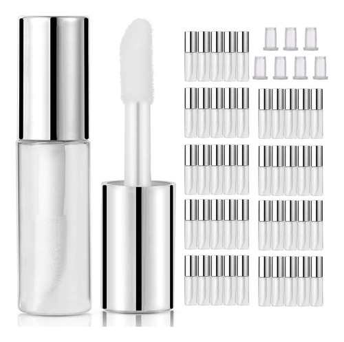 Mini Envases Para Labiales Vacios Compacto Transparente