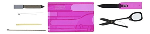 Swiss Army Swisscard Translucent Pink