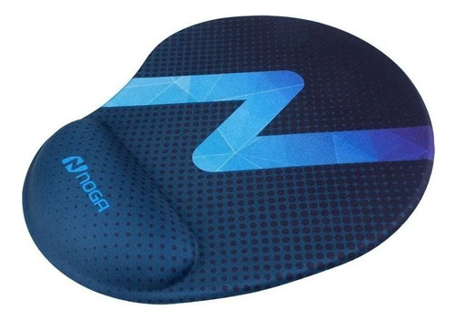 Mouse Pad gamer Noga Pad 3D de tela 22.5mm x 20mm negro/azul
