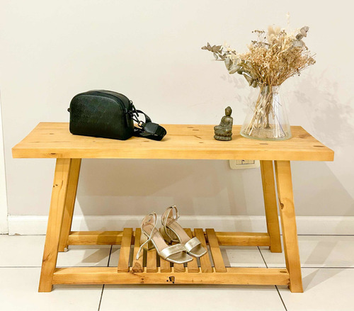 Banco Nórdico Amelia Pie De Cama Recibidor Madera 1m C