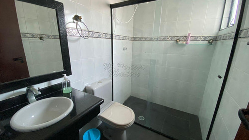 Imagem 9 de 16 de Apartamento 3 Dormitórios Com Sacada Frente Para O Mar - Guilhermina/praia Grande