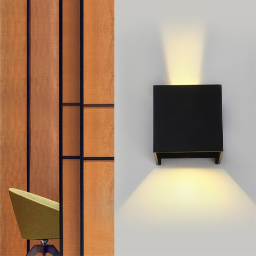 Imagen 4 de 10 de Lámpara Aplique De Pared Moderno Tipo Cubo Exito Corp