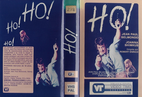 Ho! Vhs Jean-paul Belmondo Joanna Shimkus Robert Enrico (Usado)