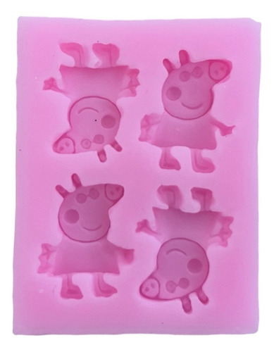 Molde De Silicón Cerdita, Pig