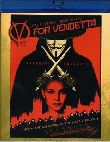 V De Venganza Vendetta Natalie Portman Pelicula Blu-ray