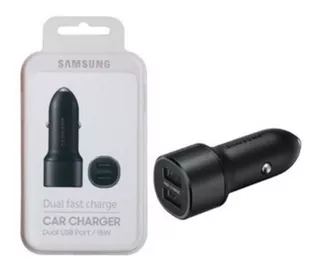 Cargador Samsung Para Auto Car Charger De 15w Negro Nuevo
