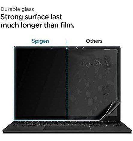 Imagen 5 de 6 de Vidrio Templado Spigen Para Surface Laptop 3 13 Pupara