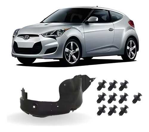 Parabarro Dt Hyundai Veloster 2012 2013 2014 2015 Esquerdo