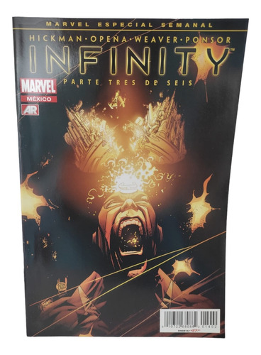 Infinity Parte 3 Editorial Televisa Marvel