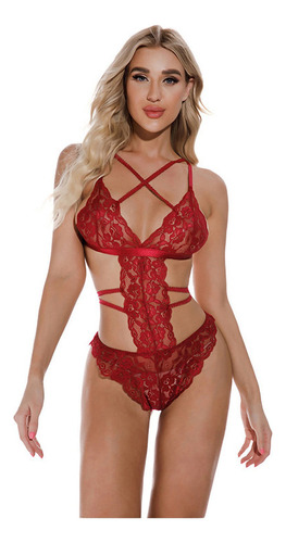 Lencería Tipo Babydoll De Encaje Para Mujer, Tanga, Tanga