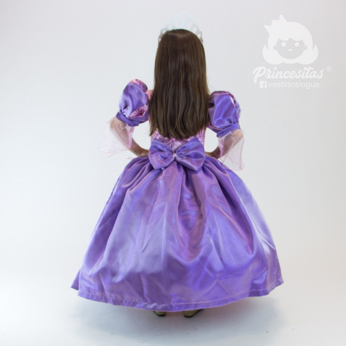 Vestido Rapunzel Princesa Disfraz