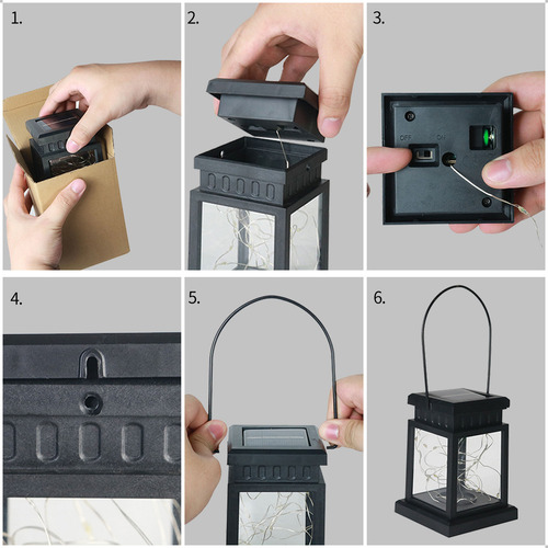 Cadena De Luces Colgantes Para Acampar Al Aire Libre, Linter