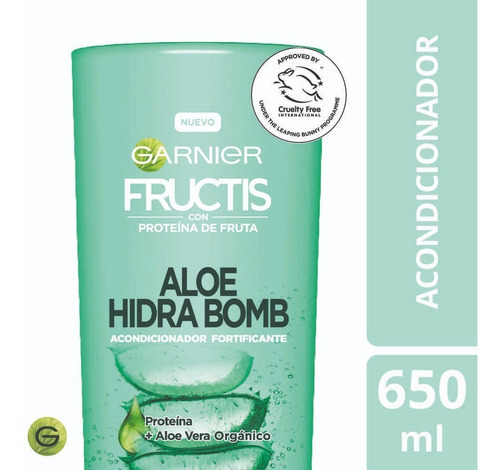  Acondicionador Aloe Hidra Bomb 650ml Fructis