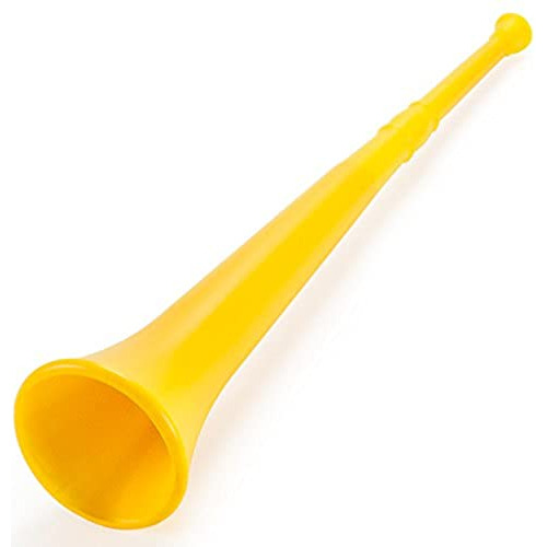 Pudgy Pedro's Plastic Vuvuzela Stadium Horn, 26 Pulgadas, Am