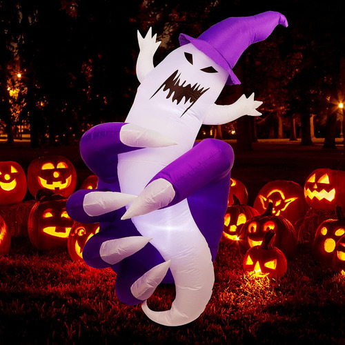 Esqueleto Inflable Iluminado De Halloween Twinkle Star De 5.