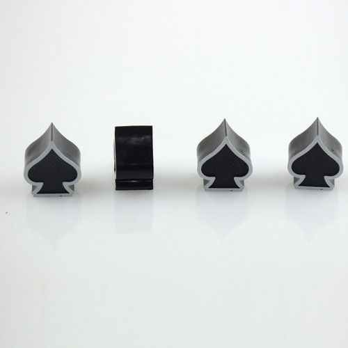 Imagen 5 de 5 de 4pcs Tapa De Válvula Aire Rueda De Coches Forma De Espadas