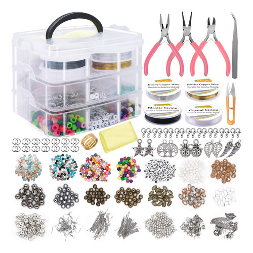 Eutenghao El Kit De Suministros Para Hacer Joyas Incluye Cue