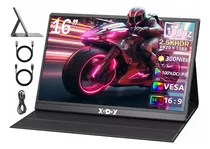 Comprar Monitor Gamer Portátil Computadora 16'' pulgadas 2K HDR 100 Hz Fhd 1080p LED Ajustable Monitor con VESA y funda inteligente IPS mate,De Computadora Para Pc, teléfono, consola