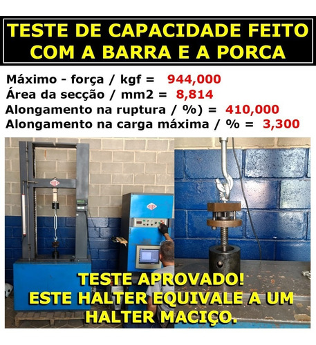 Kit 20kg Com Barras E Anilhas P/ Musculação Halter Roscas