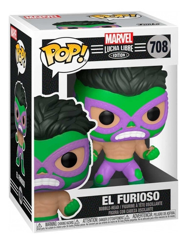 Funko 53870 Pop Marvel Luchadores Hulk