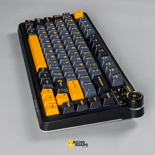 Teclado Mecánico Aula Au75 75% Usb-c/bluetooth/2.4ghz Rgb