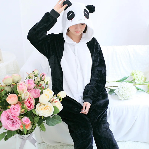 Camisón De Pijama De Panda Para Hombre Y Mujer, Cosplayanima