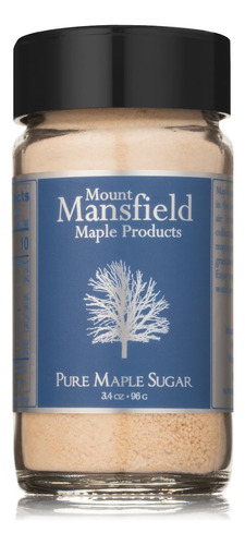 Mansfield Maple-pure Vermont Granulated Maple Sugar 3.4oz Ta