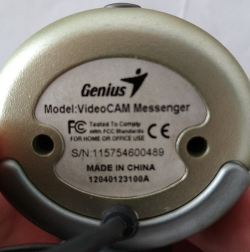 Genius - Videocam Messenger Win95,win98,me,2000,xp -la Plata (Usado)