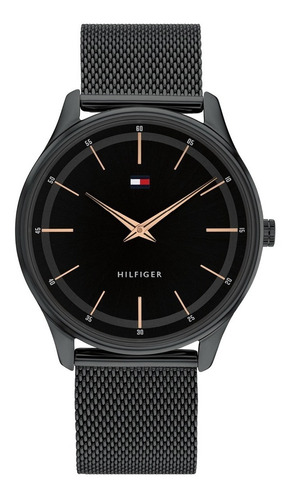 Reloj Tommy Hilfiger Black Edition 1710470 Agente Oficial