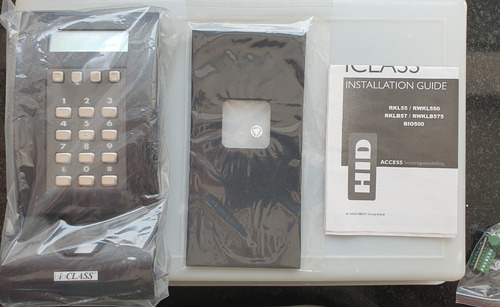 Leitor Biometrico Smart Hid Iclass Rwklb575 Com Teclado