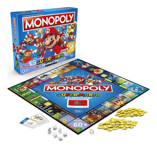 Monopoly Súper Mario Bros Celebración Original 1