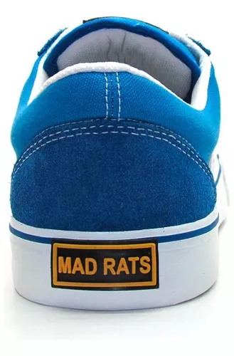 TÊNIS MAD RATS OLD SCHOOL AZUL ROYAL - KOLONI SKATESHOP