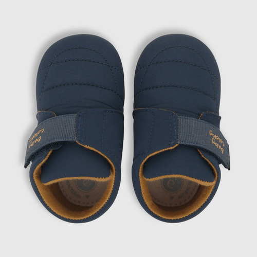 Botin Para Niño Indoor Velcro Azul (14 A 18)